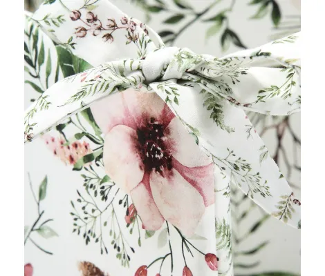 Πάντα κούνιας La Millou βαμβακερή 210x25cm Wild Blossom | Προίκα Μωρού - Λευκά είδη στο Fatsules