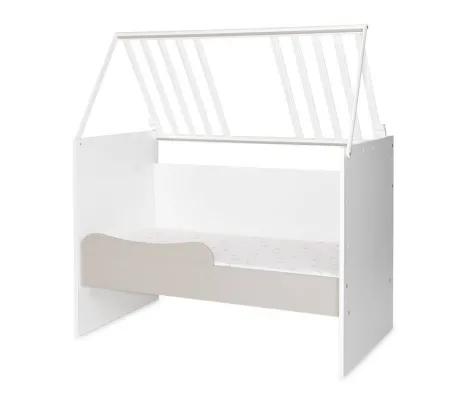Πολυμορφικό κρεβάτι Lorelli Multi 5 σε 1 White String + Δώρο το στρώμα | Πολυμορφικά Κρεβάτια στο Fatsules