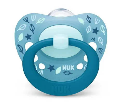 Πιπίλα Σιλικόνης NUK Signature 6-18 Μηνών Γαλάζιο | Υγιεινή και Φροντίδα στο Fatsules