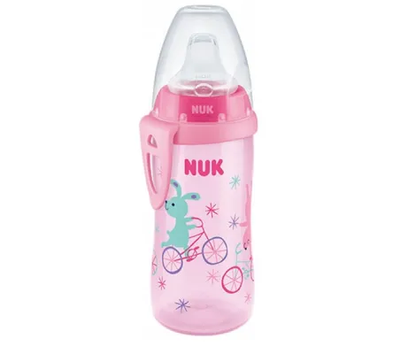 Nuk First Choice Active Cup Παγουράκι 12m+ Pink 300ml | Θερμός υγρών και παγουρίνα στο Fatsules
