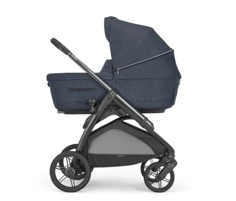 Σύστημα μεταφοράς Aptica Quattro χρώμα Resort Blue με σκελετό Palladio Black και παιδικό κάθισμα αυτοκινήτου DARWIN INFANT RECLINE | Πολυκαρότσια 3 σε 1 στο Fatsules