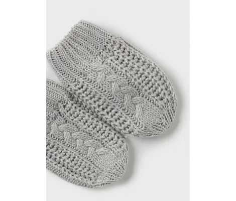 Mayoral Σετ σκουφος και γαντια ασημι σκου | Βρεφικά καπέλα - Βρεφικές κορδέλες - τσιμπιδάκια - Βρεφικές κάλτσες - καλσόν - σκουφάκια - γαντάκια για μωρά στο Fatsules