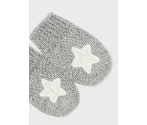 Mayoral Σετ σκουφος και γαντια γκρι έντονο | Βρεφικά καπέλα - Βρεφικές κορδέλες - τσιμπιδάκια - Βρεφικές κάλτσες - καλσόν - σκουφάκια - γαντάκια για μωρά στο Fatsules