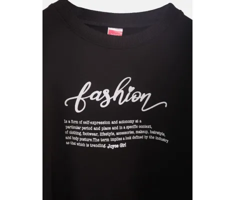 Joyce παιδική φούτερ μπλούζα 'Fashion' Μαύρο | Φόρμες - Φούτερ στο Fatsules