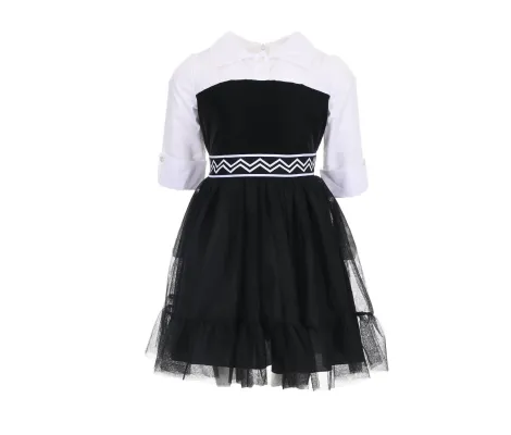 M&B Kid's Fashion Φόρεμα με τούλι Μαύρο Λευκό | Φορέματα - Φούστες - Τσάντες στο Fatsules