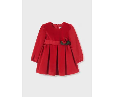 Abel & Lula Φόρεμα βελούδο Κόκκινο | Βρεφικά φορέματα - Φούστες στο Fatsules