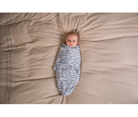 Bo Jungle B-Wrap Μέγεθος Small Κουβέρτα Φασκιώματος Γκρι | Προίκα Μωρού - Λευκά είδη στο Fatsules