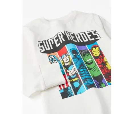 Zippy μπλουζάκι 'Super Heroes' Λευκό | Μπλουζάκια - Πουλόβερ στο Fatsules