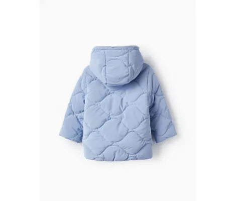 Zippy βρεφικό μπουφάν με γούνινη επένδυση Γαλάζιο | Βρεφικά Μπουφάν -  Αντιανεμικά Μπουφάν - Μοντγκόμερι - Παλτά - Ζακέτες - Μπολερό - Σακάκια - Αμάνικα μπουφάν στο Fatsules