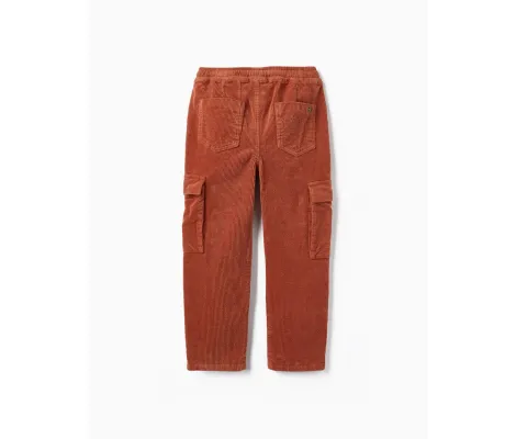 Zippy παντελόνι cargo κοτλέ Κανέλλα | Παντελόνια -  Παντελόνια τζιν - Παντελόνια Skinny  - Ζώνες στο Fatsules
