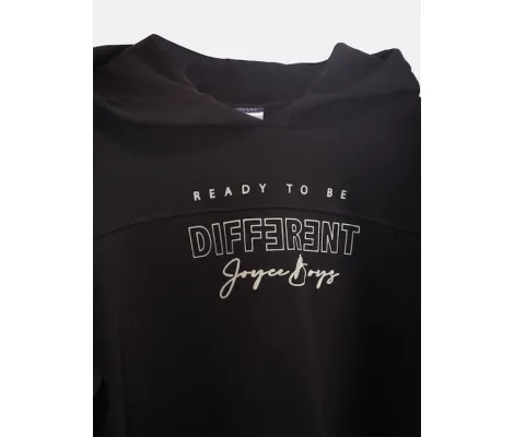 Joyce παιδική φούτερ μπλούζα 'Different' Μαύρο | Φόρμες - Φούτερ στο Fatsules