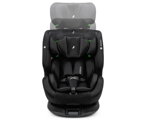 Κάθισμα Αυτοκινήτου Osann One 360 S i-Size All Black (0-36 kg) | i Size 40-150cm // 0-36kg  // 0-12 ετών στο Fatsules