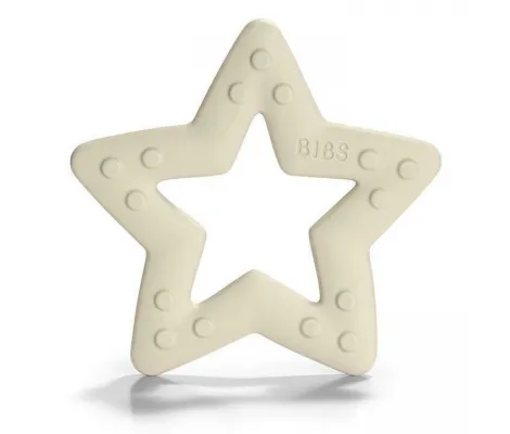 Μασητικό Bibs Bitie Star Ivory 2m+ | Μασητικά μωρού - Βρεφικές οδοντόβουρτσες στο Fatsules