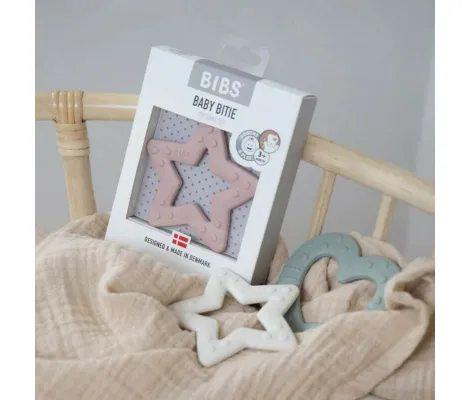 Μασητικό Bibs Bitie Star Ivory 2m+ | Μασητικά μωρού - Βρεφικές οδοντόβουρτσες στο Fatsules