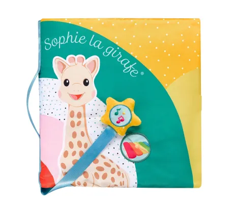Sophie La Girafe Μεγάλο υφασμάτινο βιβλίο με δραστηριότητες "Αγγίζω και παίζω" | Παιδικά παιχνίδια στο Fatsules