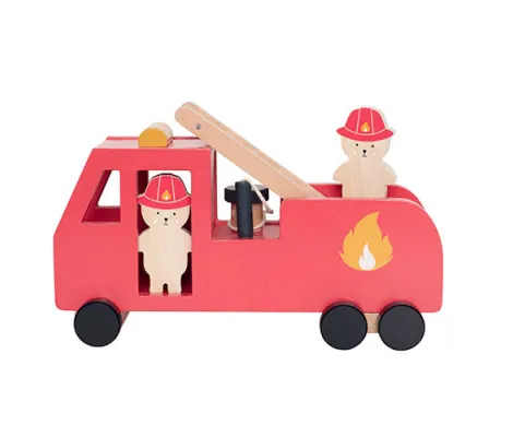 Jabadabado ξύλινο Πυροσβεστικό όχημα | Παιδικά παιχνίδια στο Fatsules