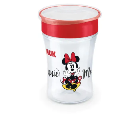 Nuk Minnie Mouse Magic Cup με Χείλος 230ml 8m+ | Θερμός υγρών και παγουρίνα στο Fatsules