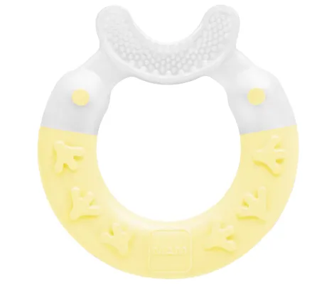 Mam μασητικό οδοντοφυίας Bite & Brush Κίτρινο | Βρεφικές Κουδουνίστρες - Μασητικά στο Fatsules