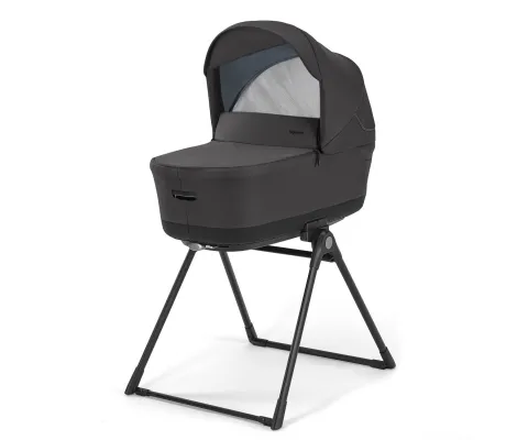 Σύστημα μεταφοράς Electa Quattro χρώμα Upper Black με σκελετό Iridio Black και παιδικό κάθισμα αυτοκινήτου Darwin Infant Recline | Πολυκαρότσια 3 σε 1 στο Fatsules