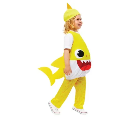 Αποκριάτικη Στολή Baby Shark Yellow Baby μεγ.02 | Στολές για κορίτσια στο Fatsules