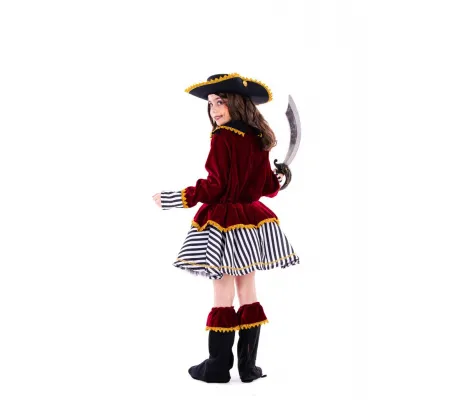 Αποκριάτικη Στολή Pirate Girl Of Red Sea μεγ.08 | Στολές για κορίτσια στο Fatsules
