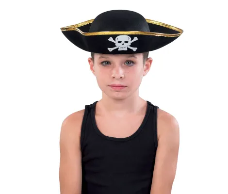 Αποκριάτικο Αξεσουάρ Καπέλο Πειρατή Χ/Α | Αξεσουάρ αποκριάτικων στολών στο Fatsules