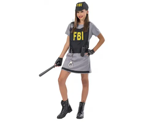 Αποκριάτικη Στολή FBI  μεγ.14 | Στολές για κορίτσια στο Fatsules
