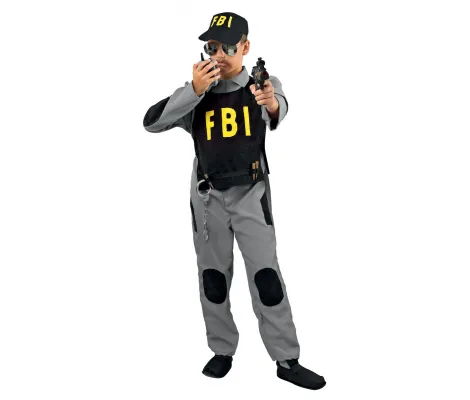 Αποκριάτικη Στολή Πράκτορας FBI μεγ.10 | Στολές για αγόρια στο Fatsules