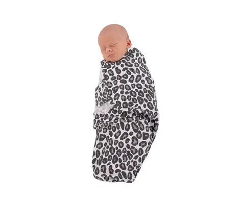 Bo Jungle B-Wrap Μέγεθος Small Κουβέρτα Φασκιώματος Leopard | Προίκα Μωρού - Λευκά είδη στο Fatsules