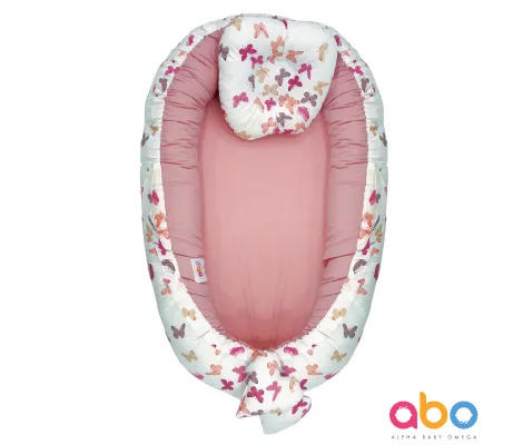 Φωλιά ύπνου ABO με μαξιλάρι Butterfly Ροζ | Φωλιές στο Fatsules