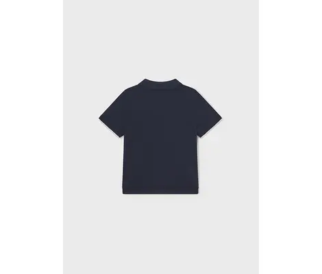 Mayoral Πόλο Κοντομάνικο Πλεκτό Μπλε | Βρεφικά μπλουζάκια-πουλόβερ στο Fatsules