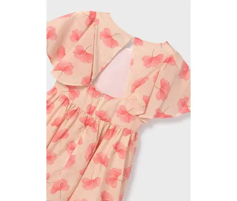 Mayoral Φόρεμα Μπατίστα Σταμπωτό Ροζ | Φορέματα - Φούστες - Τσάντες στο Fatsules