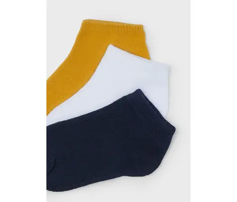Mayoral Σετ 3 Καλτσάκια Κοντά Μπεζ | Κάλτσες για αγόρια - σκούφοι - λαιμοί - κασκόλ - γάντια - εσώρουχα για αγόρια - μποξεράκια - καπέλα στο Fatsules