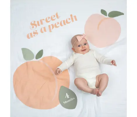 Θεματική Mουσελίνα Φωτογράφισης Lulujo με Κάρτες Sweet as Peach LJ596 | Θεματικές Μουσελίνες Φωτογράφισης στο Fatsules