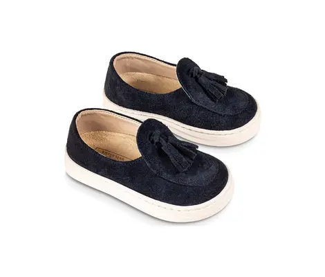 Loafers Babywalker Μπλε με Φουντάκια BW5276 | Παιδικά Παπούτσια στο Fatsules