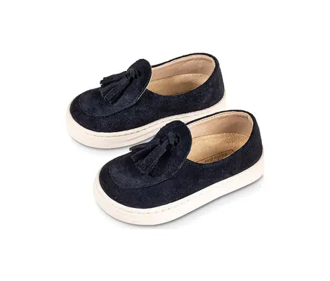 Loafers Babywalker Μπλε με Φουντάκια BW5276 | Παιδικά Παπούτσια στο Fatsules