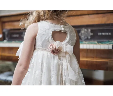 Φόρεμα Βαπτιστικό - Evelina BAMBOLINO | Κορίτσι στο Fatsules