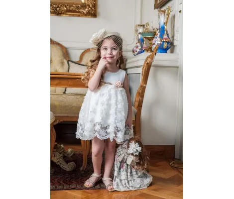 Φόρεμα Βαπτιστικό - Ermioni BAMBOLINO | Κορίτσι στο Fatsules
