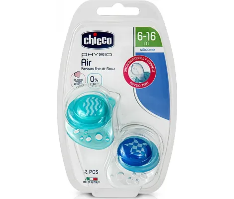Chicco Physio Air Πιπιλα Σιλικονης Μπλε 6-16Μ | Πιπίλες στο Fatsules