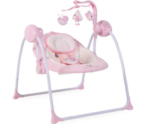 Ηλεκτρικό Βρεφικό Ρηλάξ-Κούνια Cangaroo Baby Swing+ Plus Pink | Βρεφικά Ρηλάξ στο Fatsules