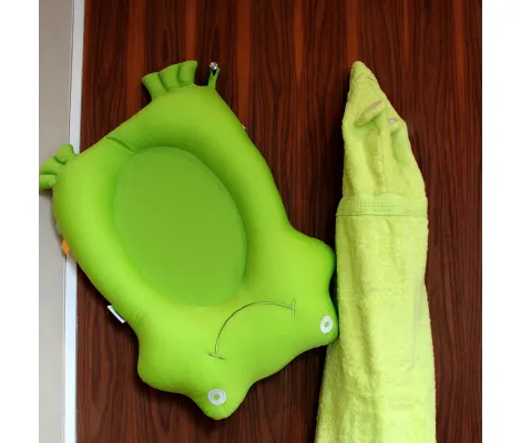 Βάση που επιπλέει Minene Mi 1st Bath Buddy Frankie Frog Green | Μπανιέρες Κάθισμα στο Fatsules