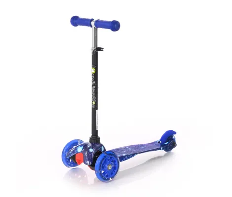 Πατίνι Scooter Lorelli Mini Αναδιπλούμενο με φωτιζόμενους τροχούς Blue Cosmos | Παιδικά παιχνίδια στο Fatsules