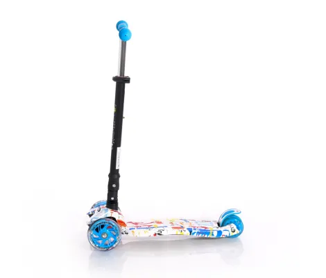 Πατίνι Scooter Lorelli Rapid αναδιπλούμενο με φωτιζόμενους τροχούς Blue Tracery | Παιδικά παιχνίδια στο Fatsules