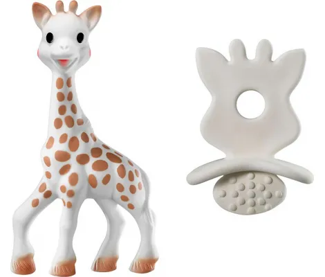 Μασητικό Gro Company Sophie the Giraffe και δακτύλιος οδοντοφυϊας | Βρεφικές Κουδουνίστρες - Μασητικά στο Fatsules