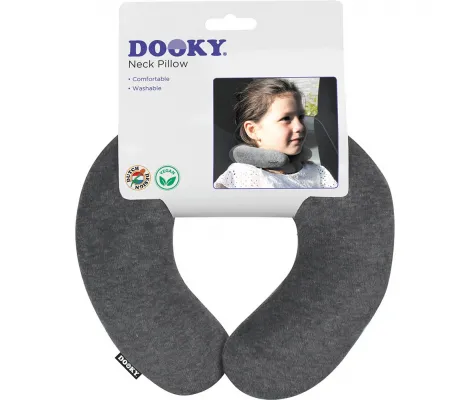 Μαξιλάρι στήριξης λαιμού Dooky Dark Grey | Αξεσουάρ Καροτσιού στο Fatsules