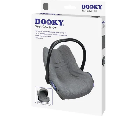 Κάλυμμα καθίσματος αυτοκινήτου Dooky Dark Grey | Αξεσουάρ Καροτσιού στο Fatsules