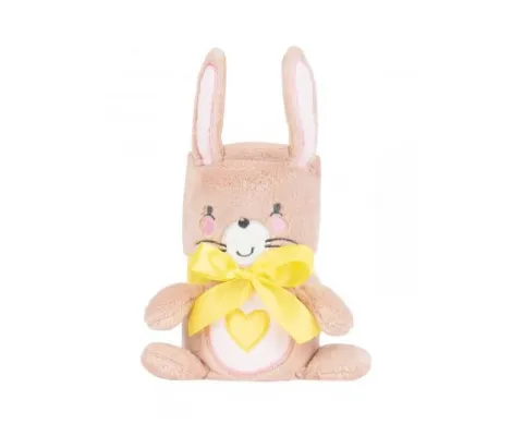 Κουβέρτα Αγκαλιάς & Λίκνου 3D Kikka Boo Pink Bunny | Προίκα Μωρού - Λευκά είδη στο Fatsules