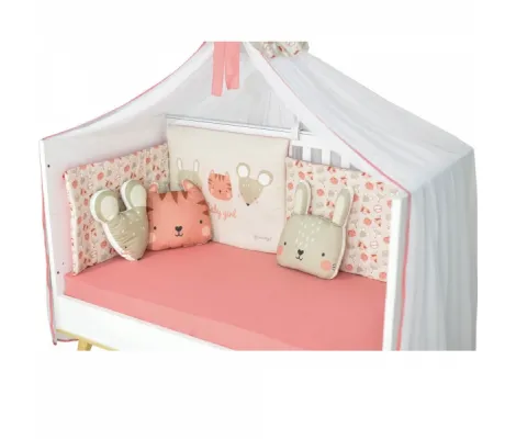 Διακοσμητικά μαξιλαράκια Bebe Stars Bunny Pink | Βρεφικό Δωμάτιο στο Fatsules