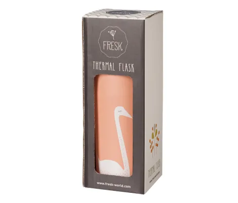 Ανοξείδωτος θερμός 380ml Fresk Swan Pink | Βρεφανάπτυξη στο Fatsules