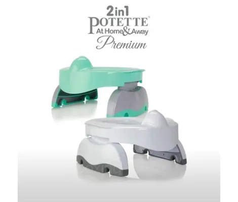 Φορητό γιογιό ταξιδίου Potette Plus Premium Grey | Για το Mπάνιο στο Fatsules